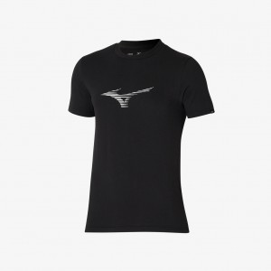 Mizuno ATHLETIC RB TEE Svarte | NO_MZN15522