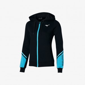 Mizuno ATHLETIC SWEAT JACKET Svarte Blå | NO_MZN31932