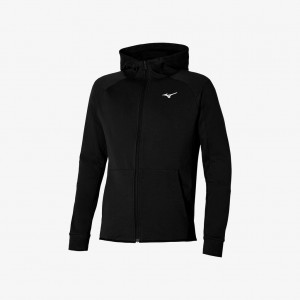 Mizuno ATHLETIC SWEAT JACKET Svarte | NO_MZN39097