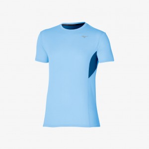 Mizuno DRYAEROFLOW TEE Blå | NO_MZN80290