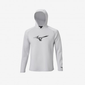 Mizuno G-STYLE RB HOODIE Hvite | NO_MZN98114