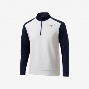 Mizuno MIZUNO RB QTR ZIP Hvite Svarte | NO_MZN46580