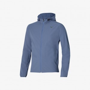 Mizuno MIZUNO TWO LOOPS 8 HOODED JACKET Blå | NO_MZN13997