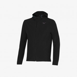 Mizuno MIZUNO TWO LOOPS 8 HOODED JACKET Svarte | NO_MZN80051