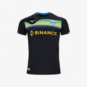 Mizuno SS LAZIO 2022/23 AWAY JERSEY Svarte | NO_MZN60063