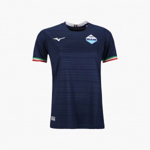 Mizuno SS LAZIO 2023/24 AWAY JERSEY Marineblå | NO_MZN67541