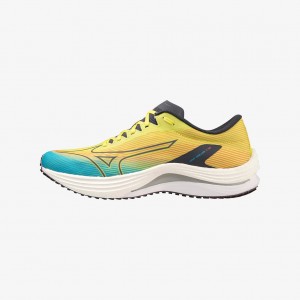 Mizuno WAVE REBELLION FLASH Blå Gul | NO_MZN60303