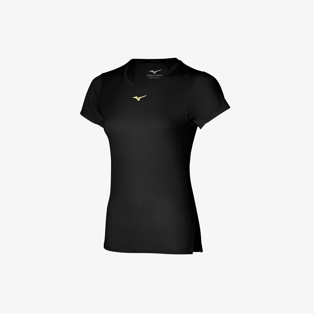 Mizuno DRYAEROFLOW TEE Svarte | NO_MZN35965