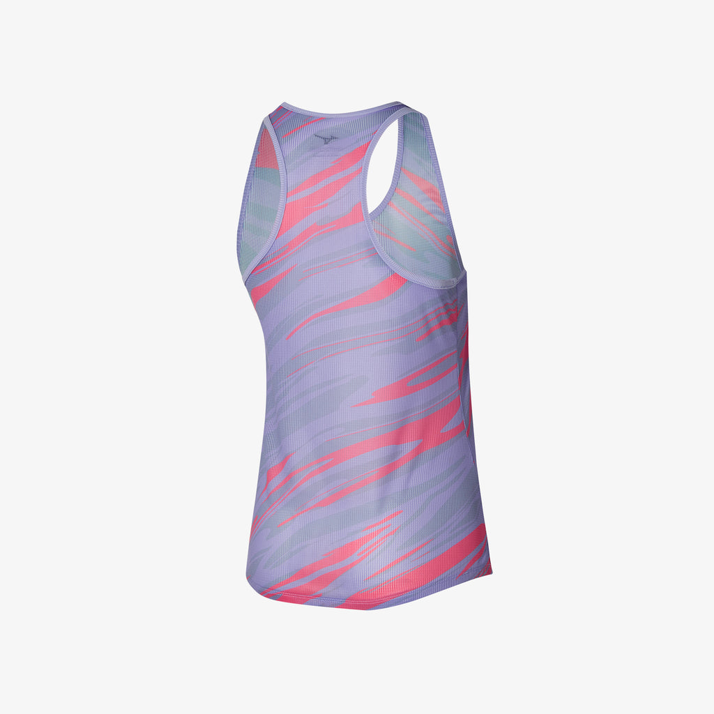 Mizuno DRY AEROFLOW GRAPHIC TANK Lilla | NO_MZN89048