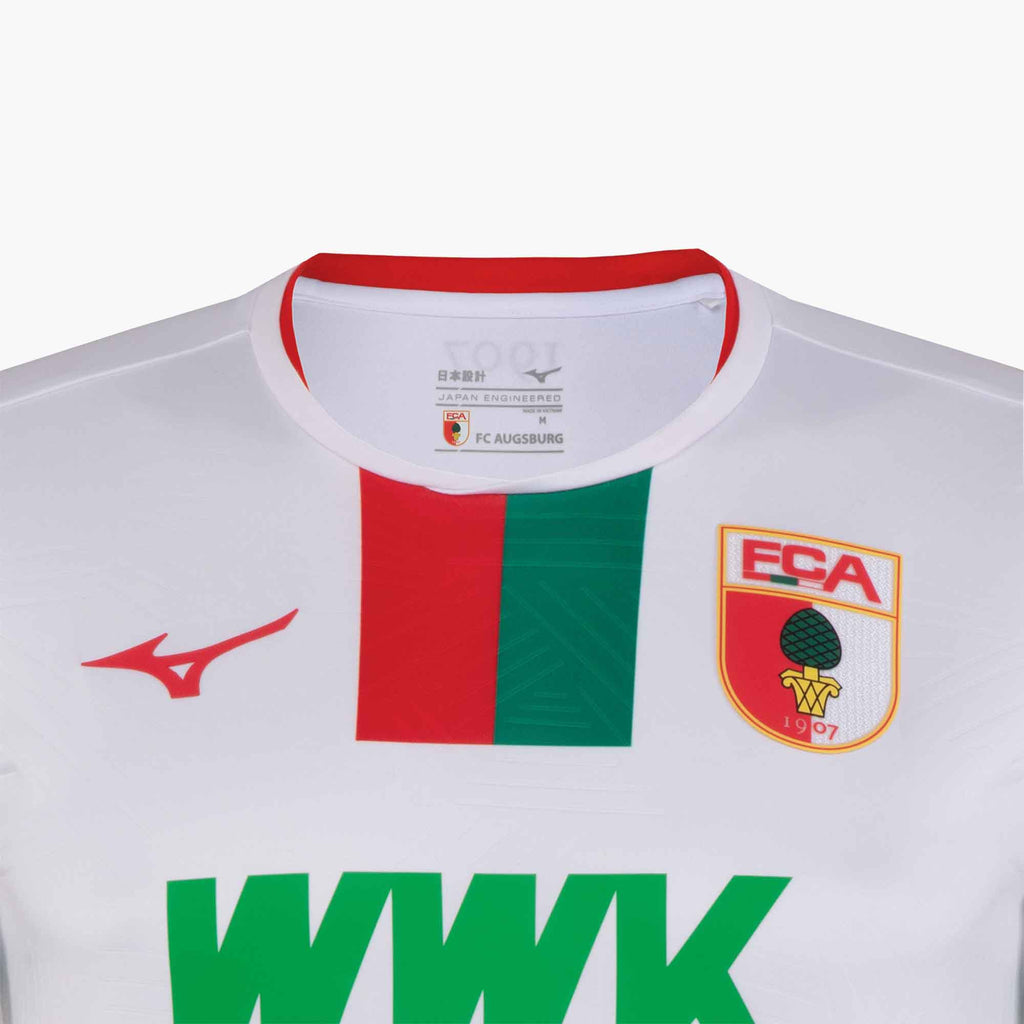 Mizuno FC AUGSBURG 2023/24 HOME JERSEY Hvite | NO_MZN86301