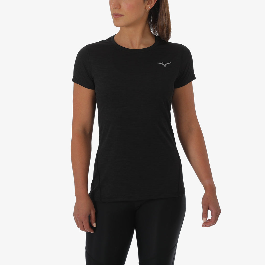 Mizuno IMPULSE CORE TEE Svarte | NO_MZN80143