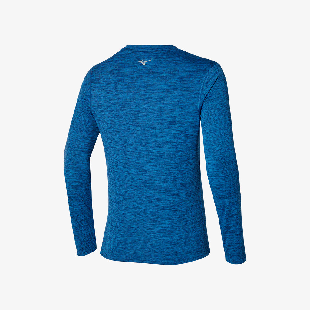 Mizuno IMPULSE LS TEE Blå | NO_MZN24440