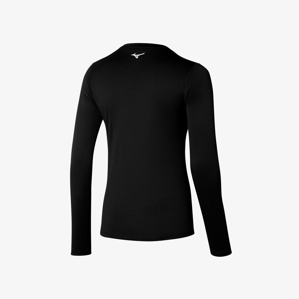 Mizuno IMPULSE LS TEE Svarte | NO_MZN15439