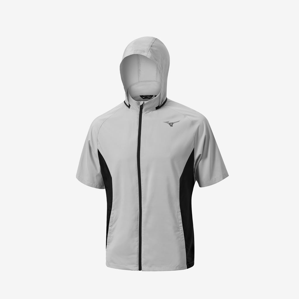 Mizuno MIZUNO DRIZZLE HOODIE T Grå | NO_MZN33060