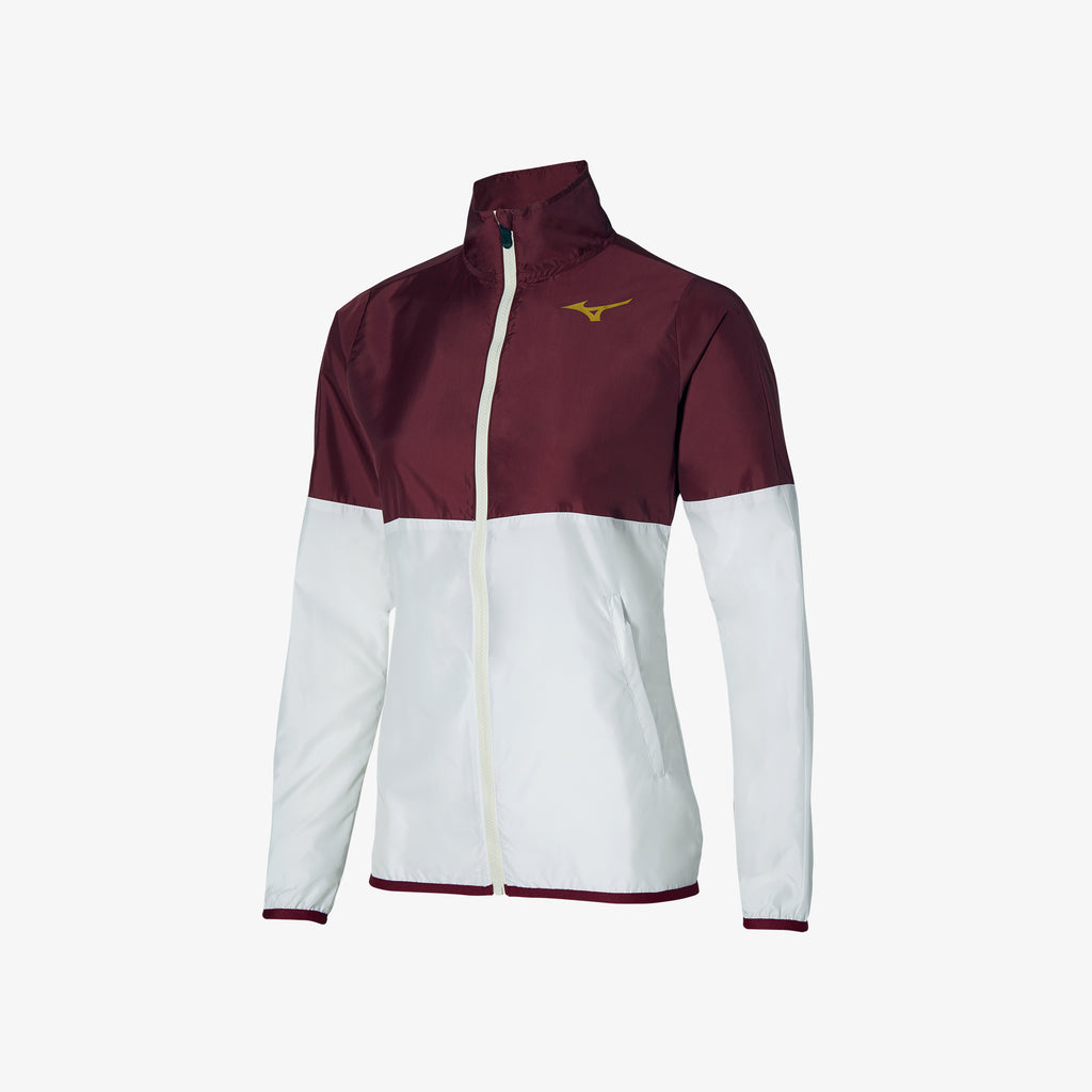 Mizuno PRINTED JACKET Brune Hvite | NO_MZN49820