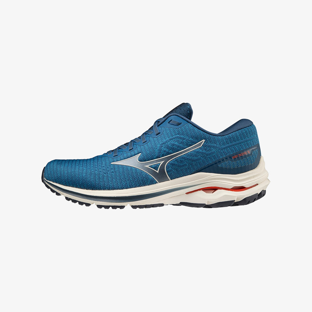 Mizuno WAVE INSPIRE 18 WAVEKNIT Blå | NO_MZN38858