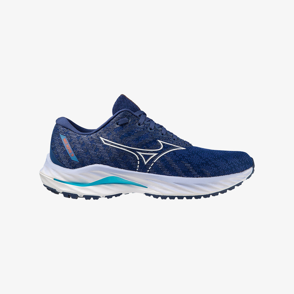 Mizuno WAVE INSPIRE 19 D WIDE Blå | NO_MZN69604