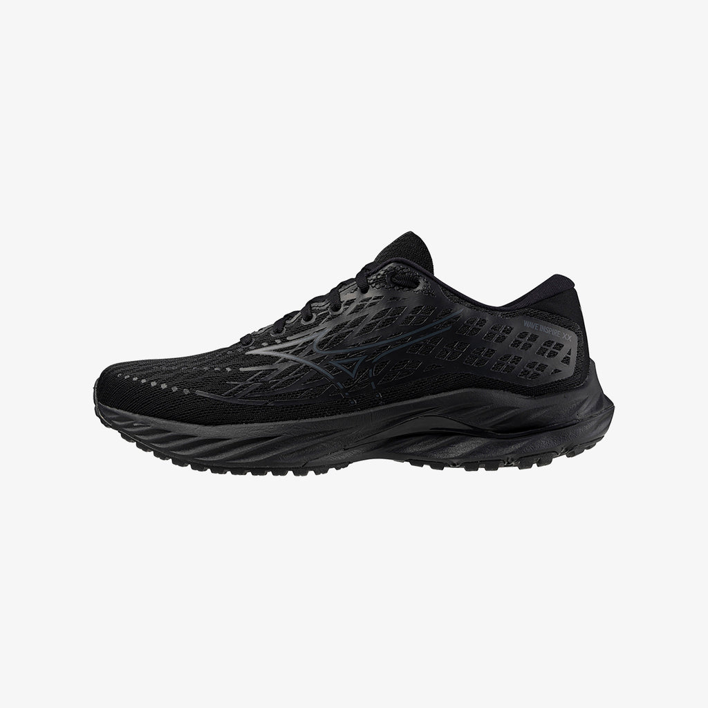 Mizuno WAVE INSPIRE 20 WIDE Svarte Grå | NO_MZN64850