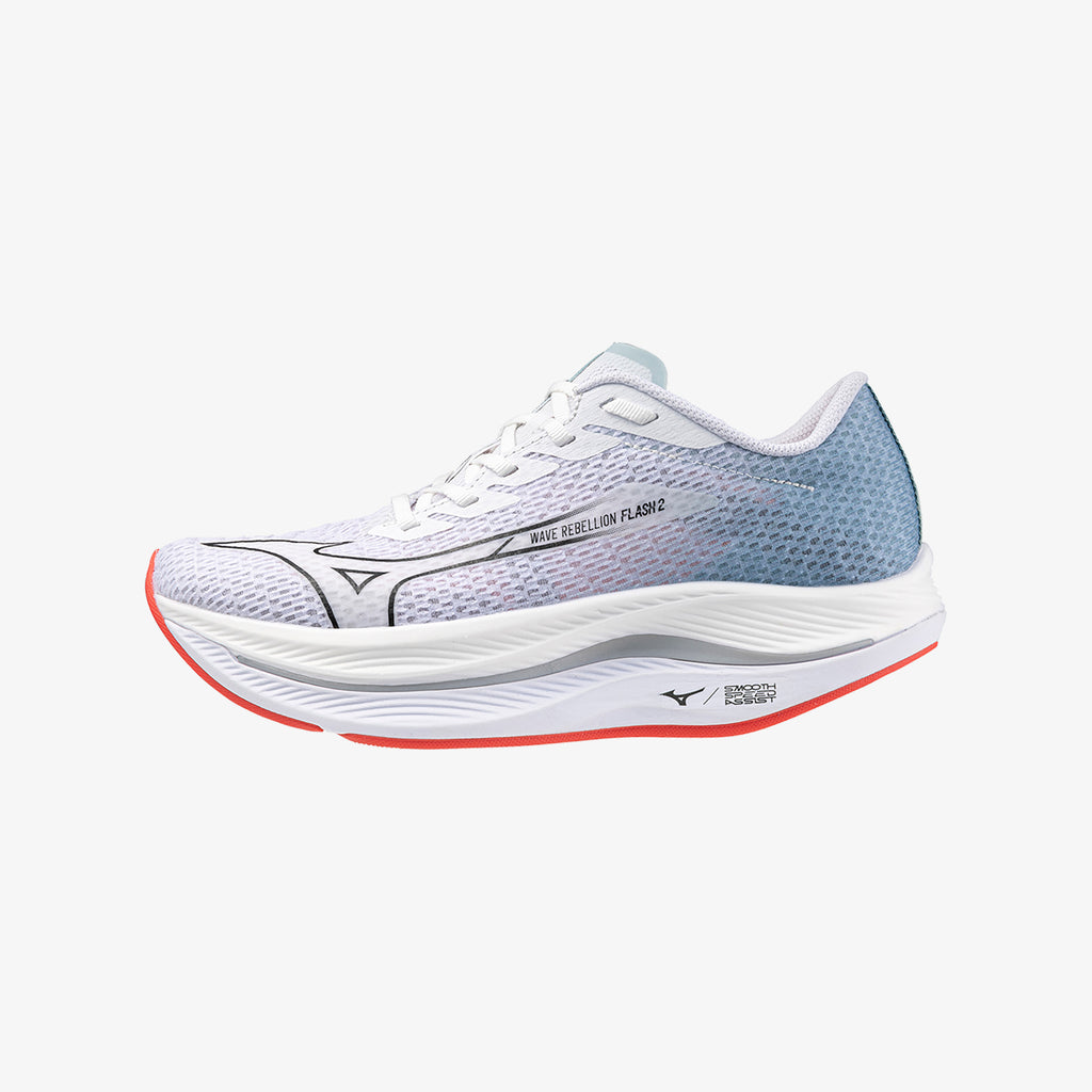 Mizuno WAVE REBELLION FLASH 2 Hvite Grå | NO_MZN36900