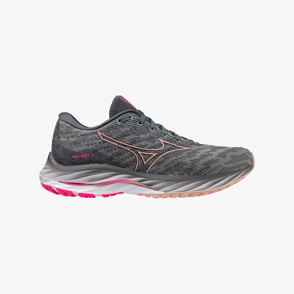 Mizuno WAVE RIDER 26 PROJECT ZERO Grå Rosa | NO_MZN92956