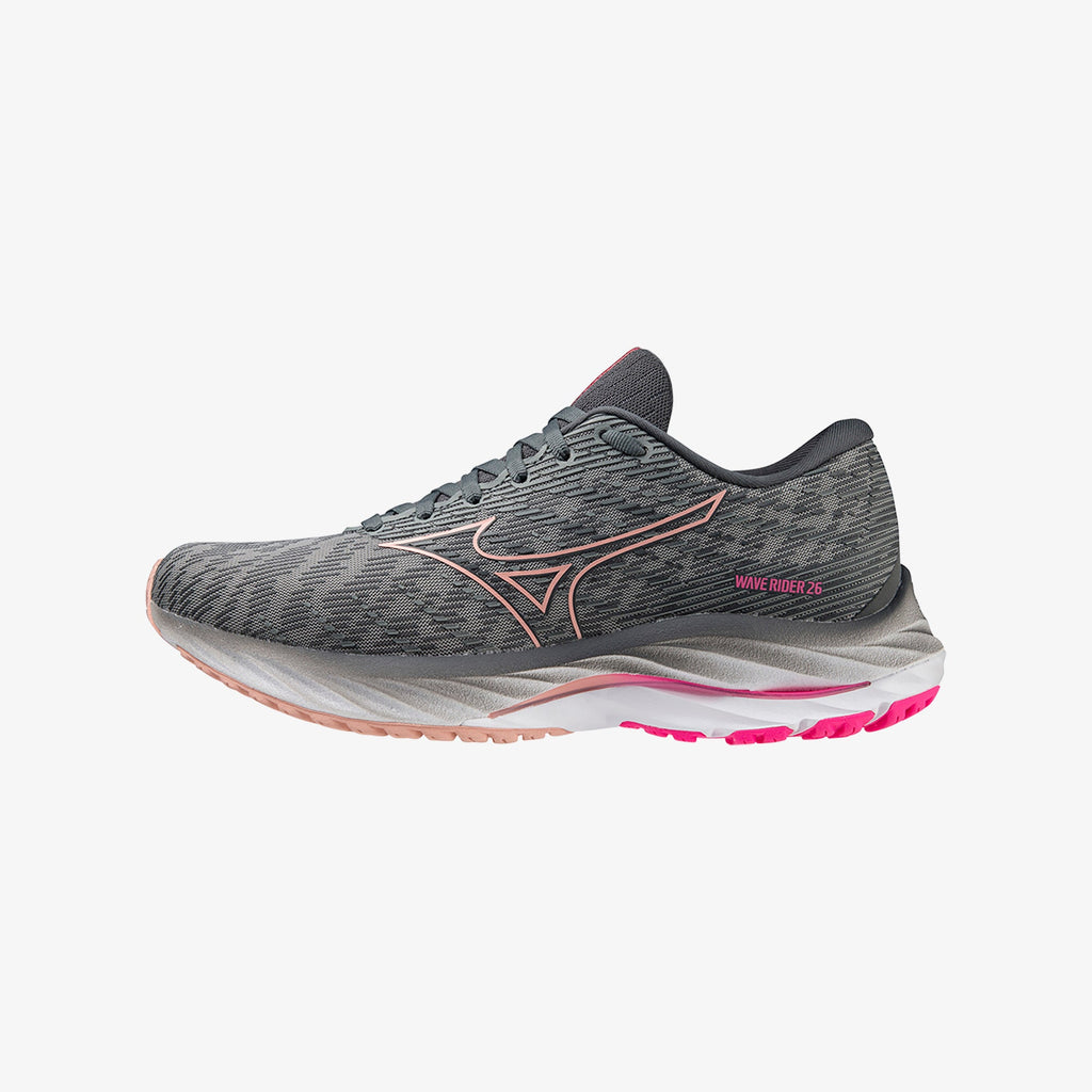 Mizuno WAVE RIDER 26 PROJECT ZERO Grå Rosa | NO_MZN92956